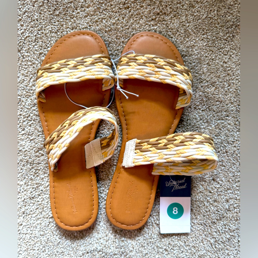 Universal Thread Braided Strap Flat Sandal